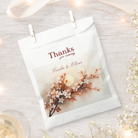 Thanks for coming and your name bedankzakje (Geknipt)