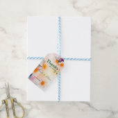 Thanks for coming and your name cadeaulabel (Met Touw)