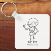 Thanks For coming skull Sleutelhanger (Voorkant)