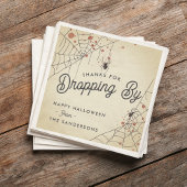 Thanks For Dropping By Halloween Party Servet