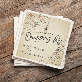 Thanks For Dropping By Halloween Party Servet