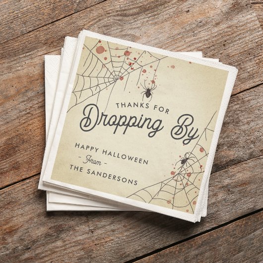 Thanks For Dropping By Halloween Party Servet