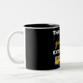 Thanks For Going Tweekleurige Koffiemok (Links)