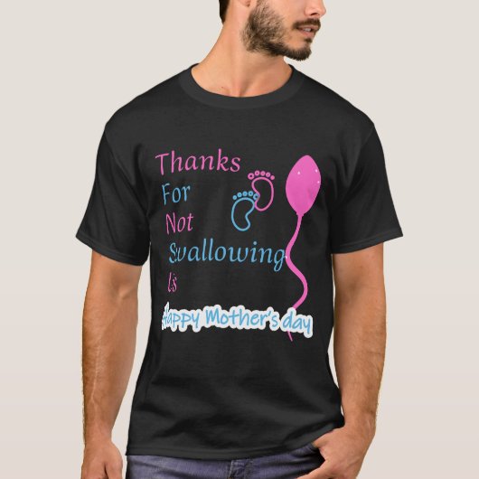 Thanks For Not Swallowing Us T-shirt (Voorkant)