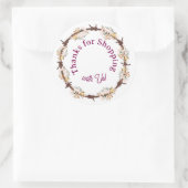 Thanks for Shopping with Us! Ronde Sticker (Tas)