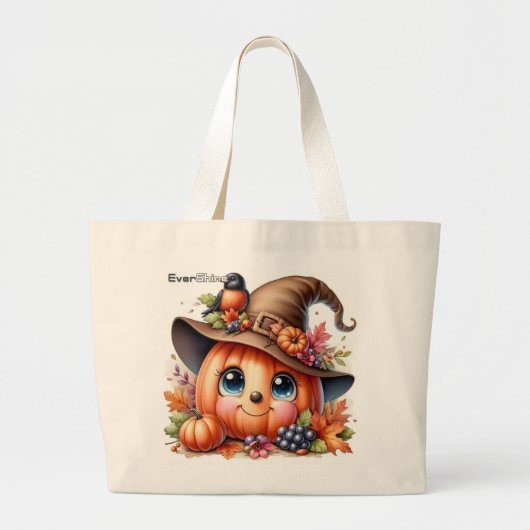 Thanks Giving Bags Grote Tote Bag (Voorkant)