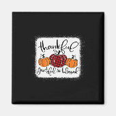 Thanksg, Herfst van Grateful en Blessed Pumpkin Magneet (Voorkant)