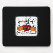 Thanksg, Herfst van Grateful en Blessed Pumpkin Muismat (Voorkant)