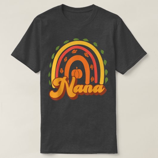 Thanksg Thanksg Herfst met dank Grateful Blessed N T-shirt (Design voorkant)