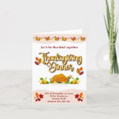 'Thanksgiing' Folded Note Card Notitiekaartje (Voorkant)