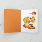 Thanksging Wenskaart Feestdagen Kaart (Binnen)