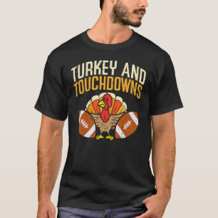 Thanksgivi , het Amerikaanse Football in Turkije T-shirt