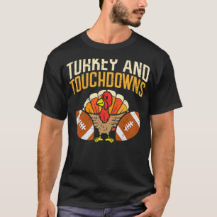 Thanksgivi , het Amerikaanse Football in Turkije T-shirt