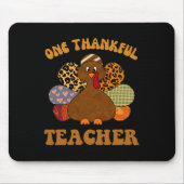 Thanksgivi, leraar vrouwelijke Herfst Muismat (Voorkant)