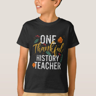 Thanksgivin, Herfst van de leraar geschiedenis T-shirt