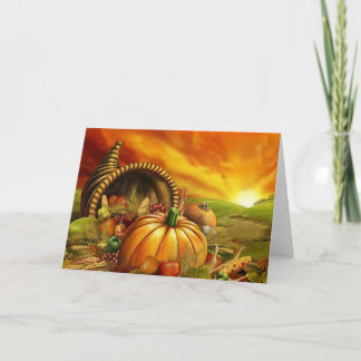 THANKSGIVING 2009 FEESTDAGEN KAART