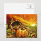 THANKSGIVING 2009 FEESTDAGENKAART (Voorkant / Achterkant)