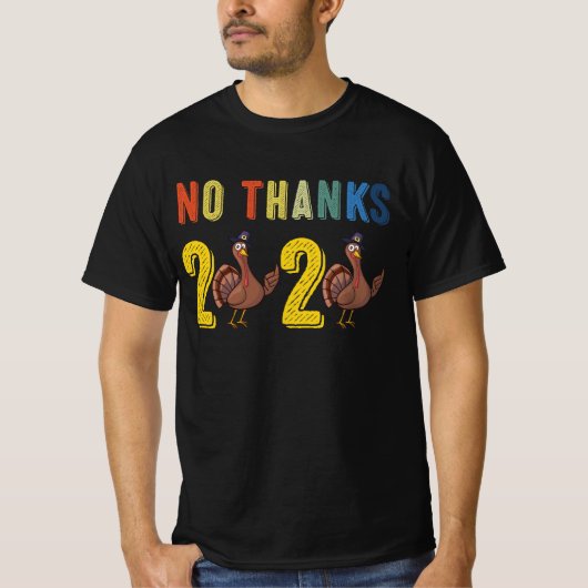 Thanksgiving 2020 betreffende bedankt t-shirt (Voorkant)