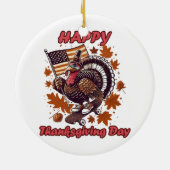 Thanksgiving 2023 keramisch ornament (Achterkant)