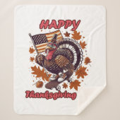 Thanksgiving 2023 sherpa deken (Voorkant)
