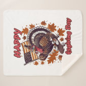 Thanksgiving 2023 sherpa deken (Voorkant (horizontaal))