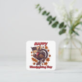 Thanksgiving 2023 vierkante visitekaartje (Staand voorkant)