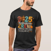 Thanksgiving 2025 Thanksgiving Crew Family Matchin T-shirt (Voorkant)