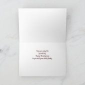 Thanksgiving 4  fotokaartje kaart (Binnen)