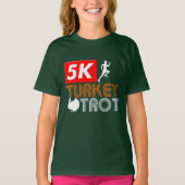 Thanksgiving 5K Turkije Trot Gag Nieuwigheid T-shirt (Voorkant)