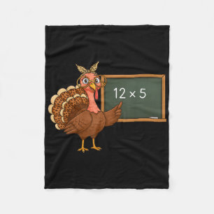 Thanksgiving 67 Leraar Zes Zeven Meme Turkey Day Fleece Deken