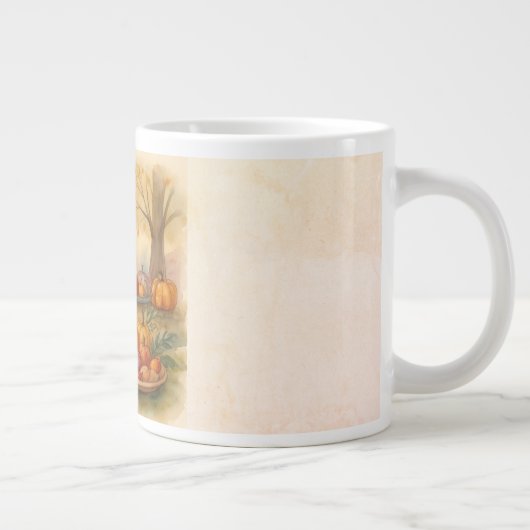 Thanksgiving, A time to Reflect and Be Thankful Grote Koffiekop (Rechts)