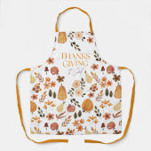 Thanksgiving aan God Herfstpatroon Schort (Voorkant)