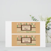 Thanksgiving-aandenken Briefpapier (Staand voorkant)