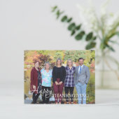 Thanksgiving Aangepast Briefkaart - Voeg je Afbeel (Staand voorkant)