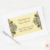 Thanksgiving Aangepaste cornucopia sticker (Envelop)