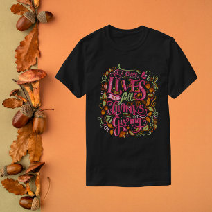 Thanksgiving aanhalingstekens t-shirt