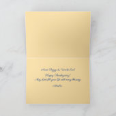 Thanksgiving Abundance Wenskaart Bedankkaart (Binnen)