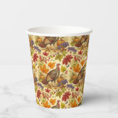 Thanksgiving-abundantie Papieren Bekers (Achterkant)