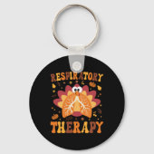 Thanksgiving Ademhalingstherapie Therapeut Herfst  Sleutelhanger (Voorkant)