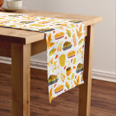 Thanksgiving Afbeeldingen patroon Korte Tafelloper (Voorbeeld)