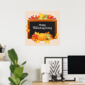Thanksgiving afdrukken, waarde Poster papier (mat) (Thuiskantoor)