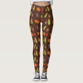Thanksgiving AfdrukLeggings Leggings (Voorkant)