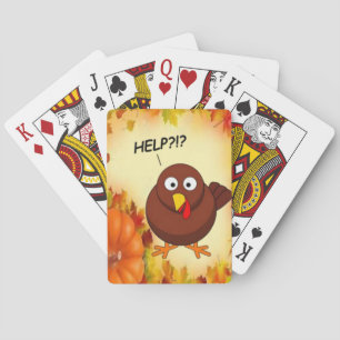 Thanksgiving afspeelkaartdeck pokerkaarten