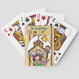 Thanksgiving afspeelkaartdeck pokerkaarten