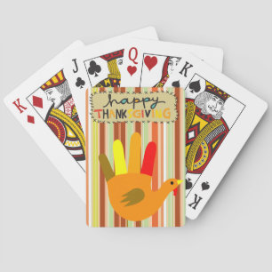 Thanksgiving afspeelkaartdeck pokerkaarten