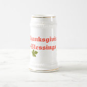 Thanksgiving-afzuigstang met herfstlekken bierpul (Center)