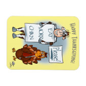 Thanksgiving alstublieft magneet (Horizontaal)