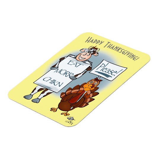 Thanksgiving alstublieft magneet (Linkerzijde)