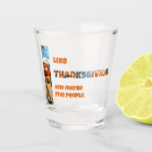 Thanksgiving and Maybe Five People Shot Glas (Voorkant)