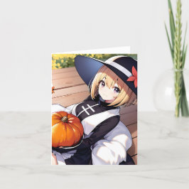 Thanksgiving Anime C - AI Feestdagen Kaart